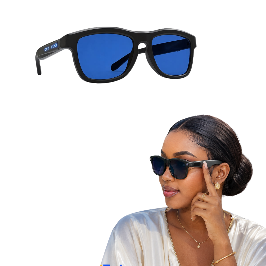 Lunettes Connectées Intelligentes G3 AI – Caméra 8 MP, Traduction IA en Temps Réel, Assistant Vocal AI