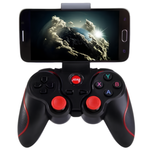 Manette Bluetooth Sans Fil C8S pour Android, iPhone, PC et Smart TV – Avec Support Téléphone