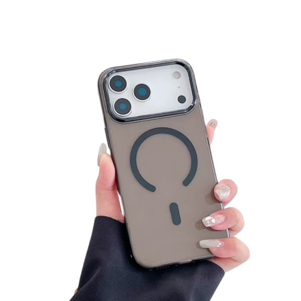 Coque MagSafe Transparente pour iPhone 18 avec Anneau Magnétique