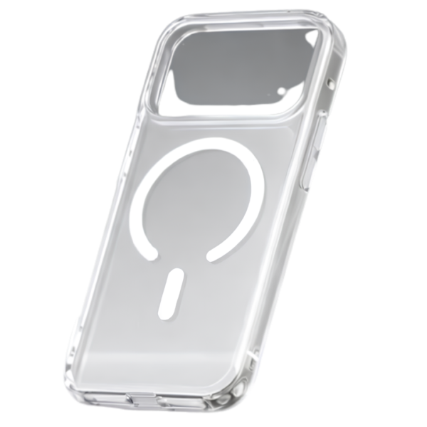 Coque MagSafe Transparente pour iPhone 18 avec Anneau Magnétique