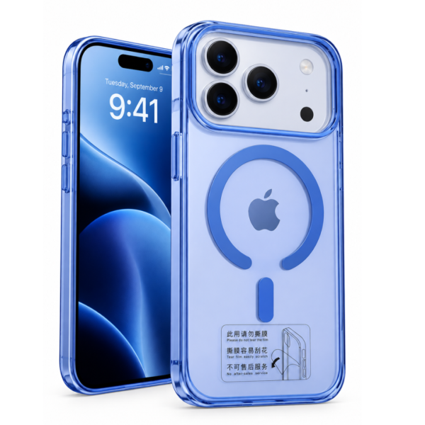Coque MagSafe Transparente pour iPhone 18 avec Anneau Magnétique