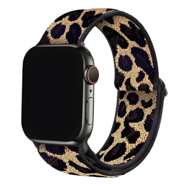 Bracelet de montre en nylon élastique réglable à double boucle Upro pour Apple Watch 38 mm 40 mm 42 mm