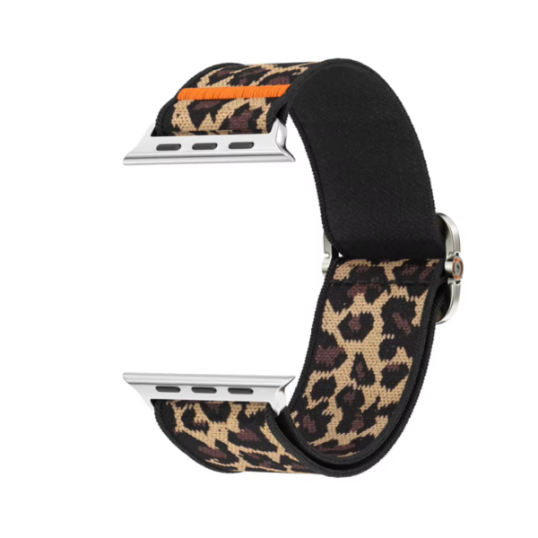 Bracelet de montre en nylon élastique réglable à double boucle Upro pour Apple Watch 38 mm 40 mm 42 mm